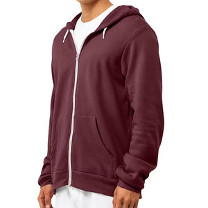 Sweat-shirt à capuche Bella + Canvas 3739 en molleton éponge entièrement zippé, qualité supérieure, unisexe, pour streetwear - Product Image 3