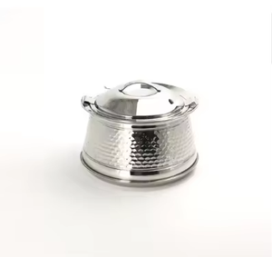 Minimalist Round Stainless Steel Casserole Pot With Glass-Embedded Lid 20 Cm Dishwasher Safe For Gas And Induction Cookers - Product Image 3