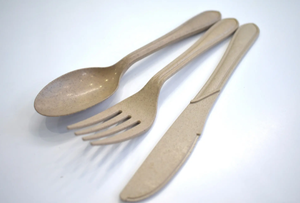 Ensemble de couverts écologiques ultra-légers, couteau, fourchette, cuillère, vaisselle pour la randonnée en plein air, la randonnée pédestre, la survie, fabriqué au Vietnam - Product Image 3