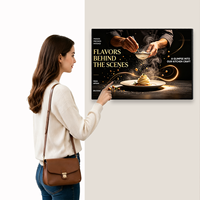 Écrans tactiles interactifs IPS de 15,6 pouces, affichage mural, tablette PC Android, panneau publicitaire pour intérieur