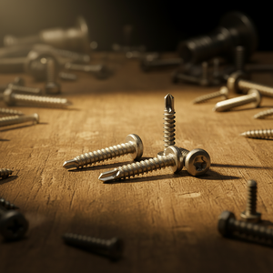 Direct Factory Supply: High Quality Natural Finish Stainless Steel Pan Head Self-Drilling Screws - Product Image 1