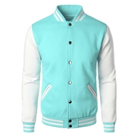 Vestes de mode avec doublure matelassée, patchs en chenille personnalisés, veste bomber universitaire pour hommes, veste de baseball coupe-vent en laine, veste varsity