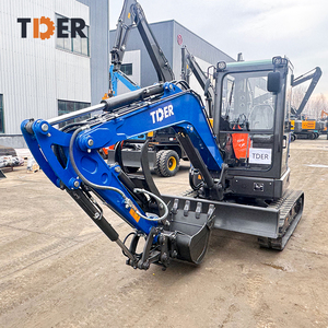 Escavadeira Mini Hidráulica TCE40 de 4 Toneladas da Marca Chinesa TDER com Controles Piloto e Motor Kubota - Product Image 1