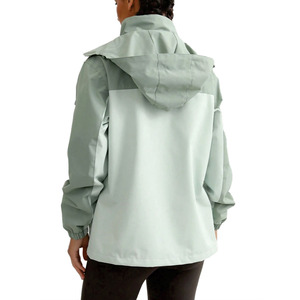Custom Women's <b>Lightweight</b> Waterproof Hooded <b>Jacket</b> OEM Breathable Outdoor <b>Running</b> Windbreaker Full Zip Activewear Supplier USA - Product Image 2