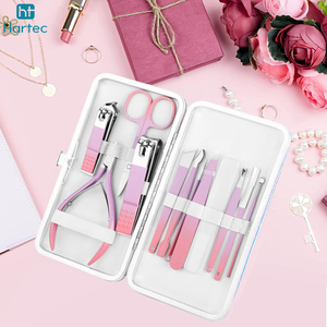 Lot de 10 kits de manucure et pédicure professionnels en acier inoxydable, texture mate, pour soins des ongles et ciseaux de toilettage – Vente en gros - Product Image 6