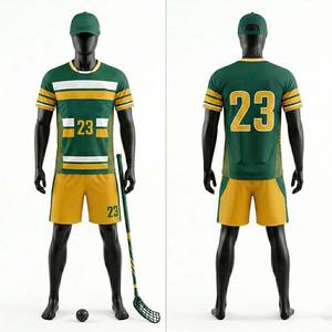 Uniformes de Floorball Personalizados al por Mayor con Logotipo, Estampados para Verano, Duraderos, Resistentes a la Abrasión, Ropa Deportiva Ligera para Hockey en Interiores - Product Image 2
