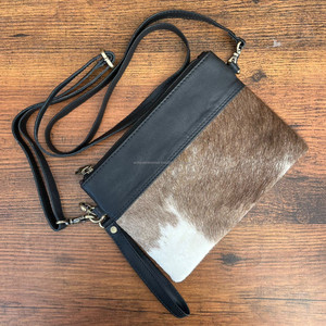 กระเป๋าสะพายคาดตัวใบเล็กหนังวัวแฟชั่นใหม่คุณภาพสูงสำหรับผู้หญิงกระเป๋าคลัทช์หนังแท้และกระเป๋าสตางค์แบบสะพายไหล่ - Product Image 3