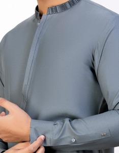 Shalwar Kameez pour hommes, manches longues, vêtements islamiques, tissu doux et confortable, coupe ample moderne, fabrication sur mesure - Product Image 4