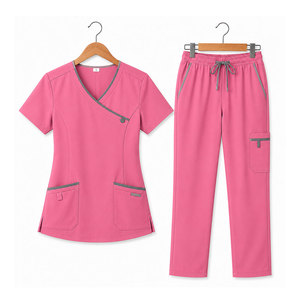 Women Healthcare Clothing Comfortable Nursing <b>Scrub</b> <b>Set</b> For Hospitals Clinics Laboratories And Medical Teams - Product Image 1