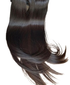 Paquete de Cabello Liso Indio Virgen de 10 Pulgadas, Negro Natural, Cabello Humano de Una Sola Capa, Suave y Sin Enredos - Product Image 1