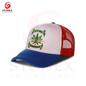 Gorra Trucker de Lona con Logotipo Personalizado OEM al por Mayor y Gorras con Panel Trasero de Malla Tonal y Hebilla Ajustable para Adultos - Product Image 1