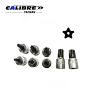 Jeu de douilles Torx Plus 5 pans anti-effraction en acier Chrome Vanadium, 9 pièces, TAIWAN CALIBRE, garantie 1 an, pour unités ECU/A/C, OEM