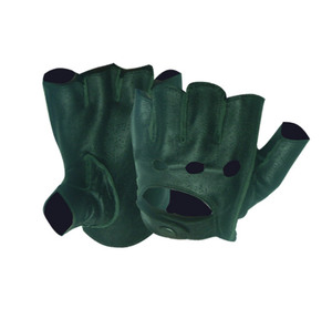 Navy Blue Full Finger Knit <b>Gloves</b> Wrist Length Warmth Cotton Acrylic Winter Daily Use Plain Style - Product Image 3