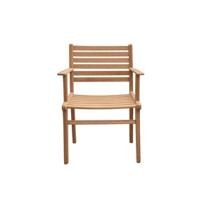 Modern Solid Teak Wooden Durable <b>Outdoor</b> Patio Beach <b>Chairs</b> for Dining and Indonesia Product Factory Direct Garden Furniture - Product Image 4