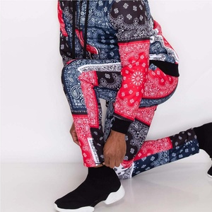 Ensembles de survêtements unisexes PIHA SPORTS, ensemble 2 pièces, sweat à capuche imprimé 3D, fermeture éclair, hip-hop, sublimation personnalisée, sweat à capuche et pantalon pour hommes - Product Image 4
