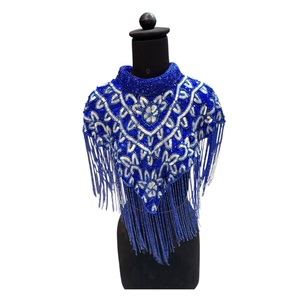 Capa de Moda Femenina 2026 Hecha a Mano con Cuentas de Acero Inoxidable, 100% Algodón de Alta Calidad, Precio al por Mayor para Exportación - Product Image 1