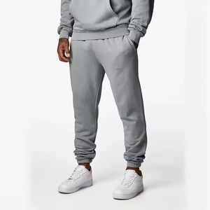 Warm 100% Polyester Tracksuit Casual Sports Set for Winter Lightweight <b>Jogging</b> & Running Solid Pattern Eco-Friendly Sweat Suit - Product Image 4