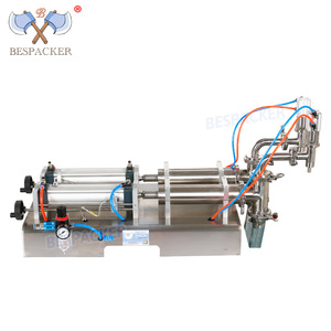 Macchina di Riempimento Liquidi Pneumatica a Doppia Testa Bespacker per Shampoo, <span class=keywords><strong>Gel</strong></span> Doccia, Sapone Liquido e Detersivo per Bucato - Product Image 3