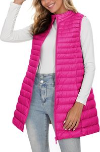 <b>Women's</b> Lightweight Breathable Insulated Puffer Vest OEM Manufacturer Custom Logo <b>Sleeveless</b> Quilted <b>Jacket</b> Stand Collar Casual - Product Image 4