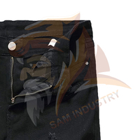 Shorts en jean pour hommes avec logo personnalisé, streetwear, fabricant professionnel de shorts en jean personnalisés pour hommes