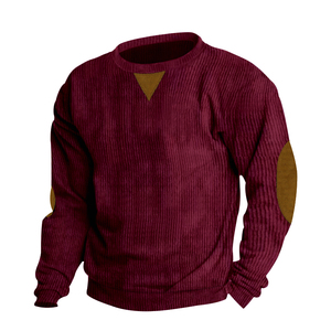 24 estaciones independientes transfronterizas gran oferta Otoño e Invierno tamaño europeo hombres cuello redondo Cruz-color decoración casual stan - Product Image 6
