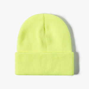 Gorros de Punto Personalizados de Fábrica con Logotipo Bordado, Gorros de Pescador Tejidos de Alta Calidad 100% Acrílico - Product Image 5