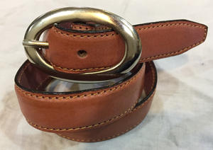 Cinturones de cuero con hebilla Ovalada para mujer, diseño personalizado - Product Image 6