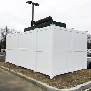 Clôture de confidentialité de 6 pieds, <span class=keywords><strong>palissade</strong></span>, balcon, portail, cadre en PVC, <span class=keywords><strong>bois</strong></span> traité sous pression, clôtures de jardin en plastique pour vente de jardin - Product Image 2