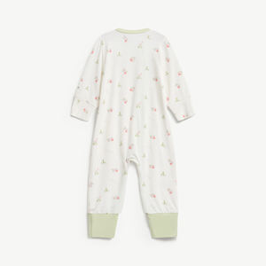 Mameluco ajustado de algodón y elastano Siro para bebé, manga larga con broches para recién nacido, ODM Vietnam - Product Image 2