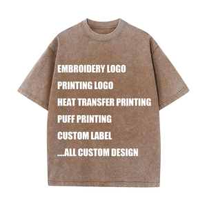 เสื้อยืดผ้าฝ้ายแท้ 100% ซักกรด น้ำหนัก 240 GSM ผ้าหนา ทรงโอเวอร์ไซส์ ผู้ผลิตเสื้อผ้าสั่งทำ OEM ODM - Product Image 2