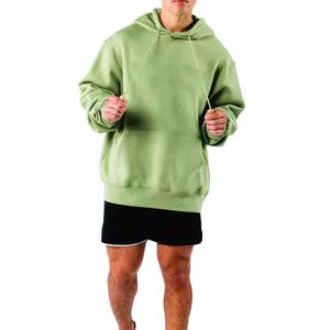 Sudadera con Capucha para Hombre, 100% Algodón, Felpa, Impresión Digital, Bordado, Capucha Suave, Mangas Largas, para Gimnasio, Hogar, Invierno - Product Image 1