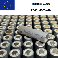 Batería de Iones de Litio de Alta Descarga 21700 RS40 RS50 4000mAh 5000mAh 70A para Bicicletas Eléctricas, Scooters Eléctricos y Herramientas Eléctricas