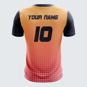 Maillot de football personnalisé imprimé par sublimation, uniforme d'équipe respirant, anti-humidité, séchage rapide, polyester, coupe courte, directement de l'usine - Product Image 5