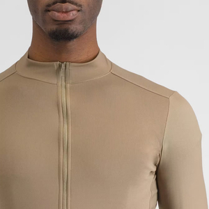 Maillot de cyclisme unisexe à manches longues, personnalisable avec nom et logo, sublimation, 100% polyester, extensible et à séchage rapide - Product Image 4