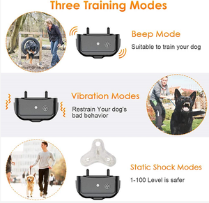 <span class=keywords><strong>Collar</strong></span> de entrenamiento para perros, a prueba de agua IP67, antiladridos con Control remoto - Product Image 2