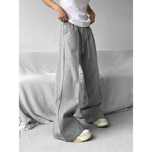 Pantalones de Pierna Ancha Profesionales para Hombre, Pantalones Formales de Oficina, Corte Relajado, Diseño Elegante, Estilo Casual de Negocios - Product Image 3