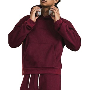 Sweat-shirt couleur et logo personnalisés pour hommes haut de gamme avec capuche et pantalon évasé décontracté 100% coton ensemble deux pièces pour unisexe - Product Image 6