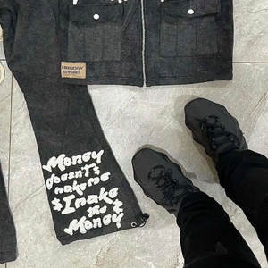 Sudadera Deportiva Unisex de Invierno para Hombre, 100% Algodón, Gruesa, de Alta Calidad, Transpirable, con Estampado - Product Image 6