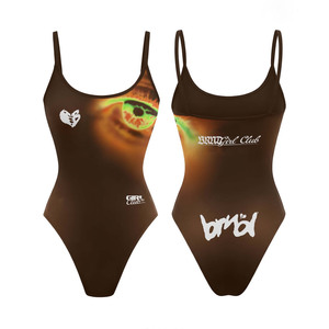 Traje de Baño Elástico de Primera Calidad, Color Amarillo Vibrante, Diseño Sin Costuras, Logotipo Personalizado por Sublimación, Traje de Baño para Mujer - Product Image 4