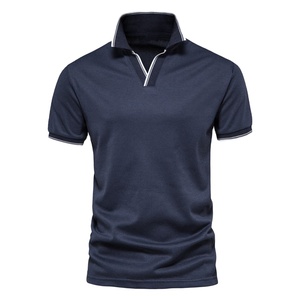 Camiseta de Manga Corta para Hombre, Diseño Personalizado con Logotipo, Antiarrugas, Secado Rápido, Algodón y Elastano, Estampado Informal - Product Image 3