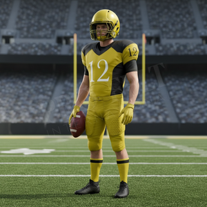 Accepted Private Label American Football Uniform <b>Set</b> Breathable Athletic Jersey Pants Helmet Adult Training Sports Wear Kits - Product Image 3
