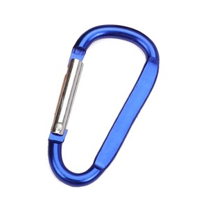 YCX Llavero Colgante de Colores, Joyería con Logotipo Láser, Hebilla de Montañismo Plana de Aleación de Aluminio en Forma de D para Uso Exterior, Pequeño Mini - Product Image 4