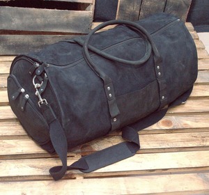 กระเป๋าเดินทางหนังแท้ทำมือ น้ำหนักเบา พกพาสะดวก สไตล์วินเทจ ขนาดใหญ่ สำหรับอินฟลูเอนเซอร์ - Product Image 1