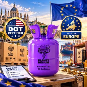 Bouteille d'hélium 7L homologuée DOT, fabriquée en Europe pour les grossistes en articles de fête - Product Image 1