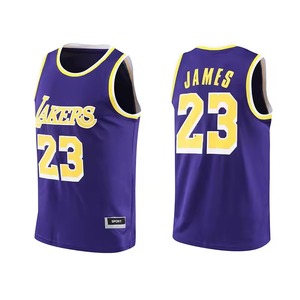 Trending Men's Basketball Jersey White <b>Red</b> Trim Sleeveless Tank <b>Top</b> Regular Fit Breathable Screen Printed Polyester Customizable - Product Image 2