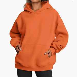 Ropa de Mujer, Sudaderas con Capucha y Mangas Caídas, Sudadera de Gran Tamaño, Sudaderas con Capucha de Punto Grueso de Alta Calidad - Product Image 3