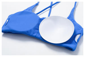 Sujetadores deportivos transpirables premium para mujer, atletas, gimnasio, running, soporte medio, almohadillas extraíbles, top corto, ropa interior, halter cruzado - Product Image 5