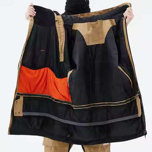 เสื้อแจ็คเก็ตสกีผู้ชายกันน้ำกันลมแบบมีฮู้ด เสื้อคลุมสโนว์บอร์ดแบบ Anorak สำหรับฤดูหนาว เสื้อกันหนาวสำหรับเล่นกีฬากลางแจ้งบนภูเขา เสื้อโค้ทสำหรับเล่นสกี - Product Image 6
