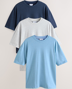 Nueva Camiseta de Manga Corta Multicolor para Hombre, Cuello Redondo, Corte Regular, Estilo Casual, Tejido Transpirable de Poliéster y Algodón - Product Image 1