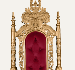 Silla de Descanso Clásica de Lujo en Madera de Caoba Maciza, Tallada a Mano, Mueble Tipo Trono Real para Uso en Hoteles y Apartamentos - Product Image 6